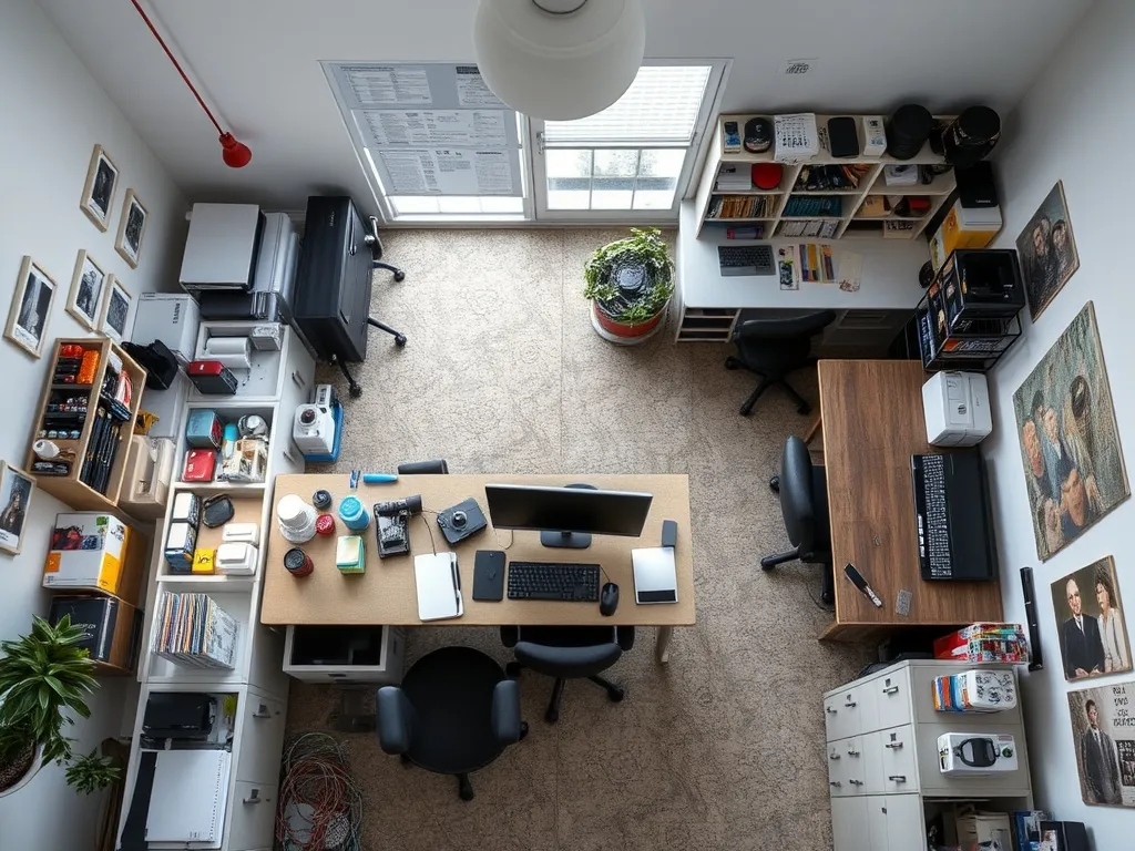 Dual desk hobby setup