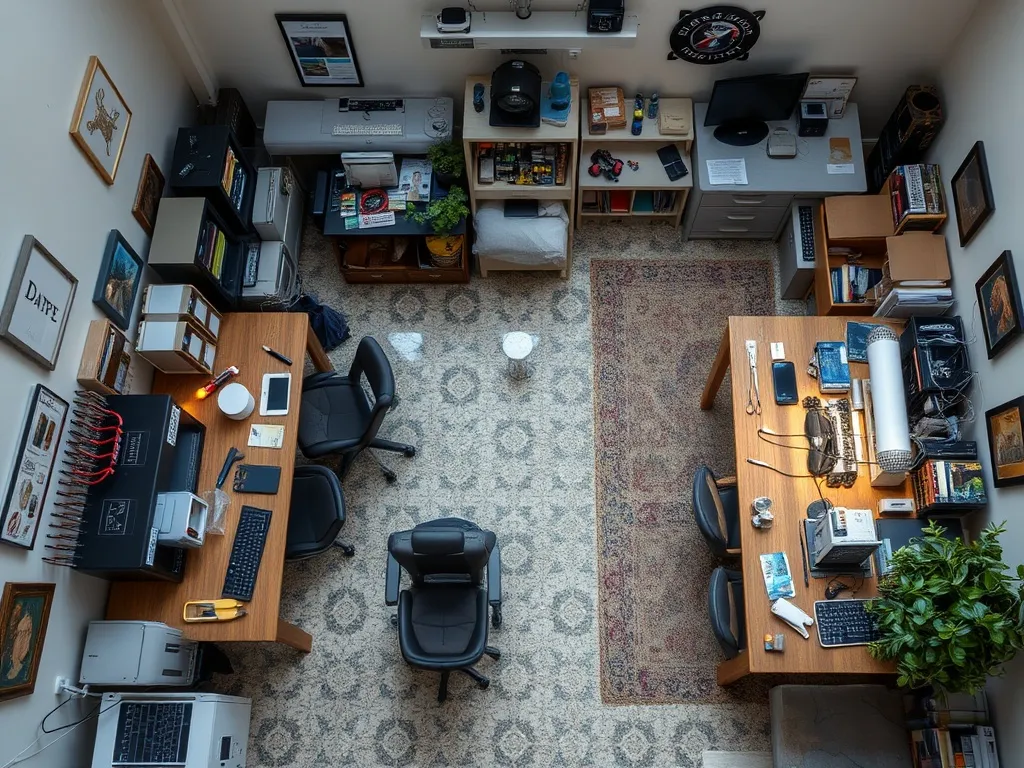 Under-desk storage solutions