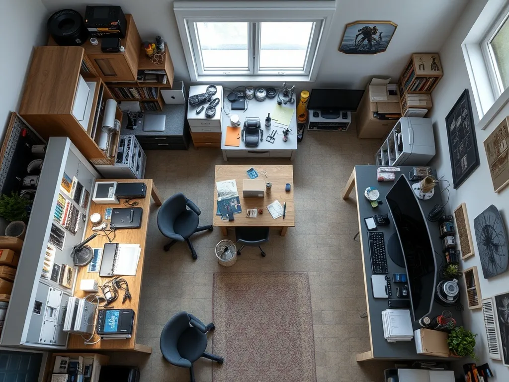 Built-in display alcove